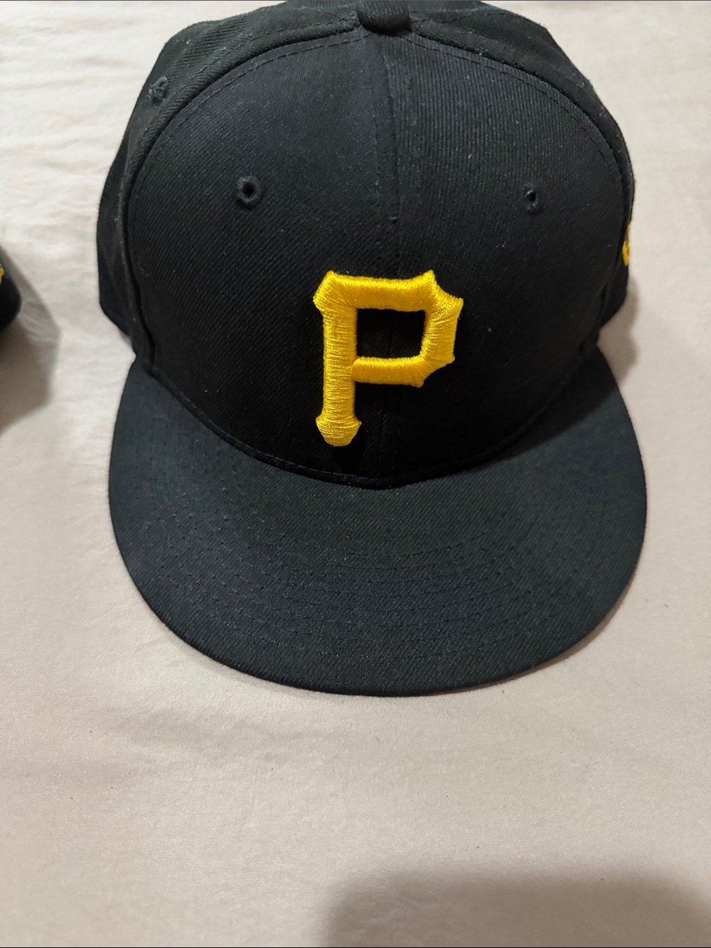 Genuine Merchandise Black Kids Hat with Yellow 'P' Patch